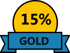 Status «15% Gold»